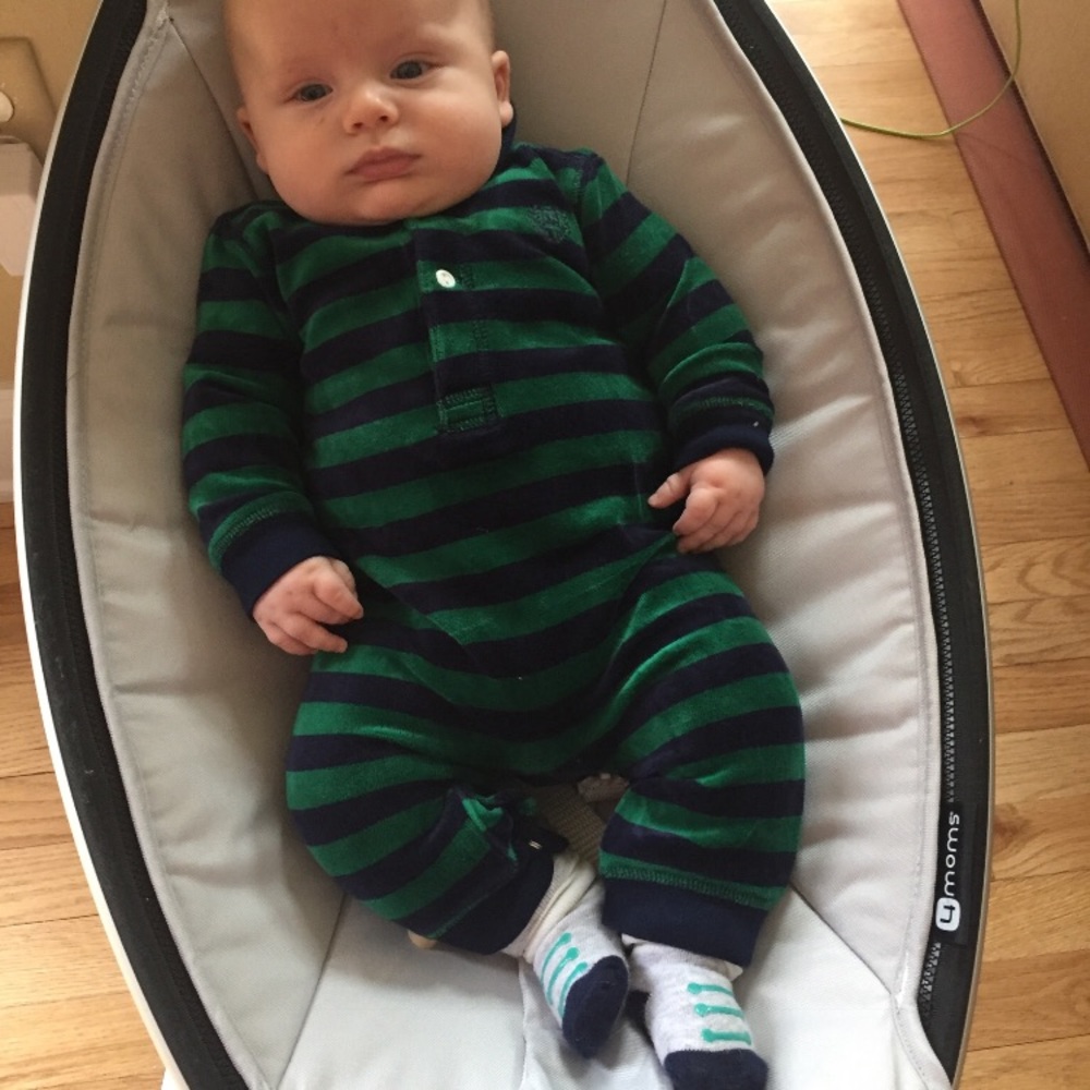 Chaps, velour shawl color infant outfit